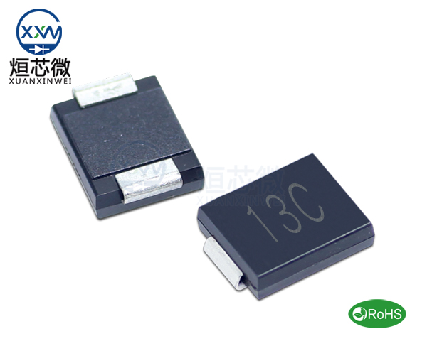 1.5SMC13CA參數,TVS二極管1.5SMC13CA瞬態抑制二極管