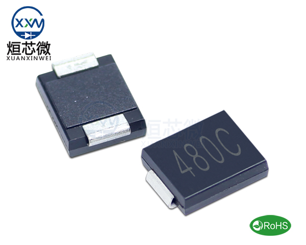 1.5SMC480CA參數,TVS二極管1.5SMC480CA瞬態抑制二極管