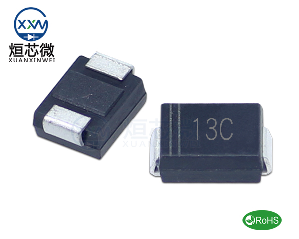 P6SMB13CA參數,TVS二極管P6SMB13CA瞬態(變)抑制二極管